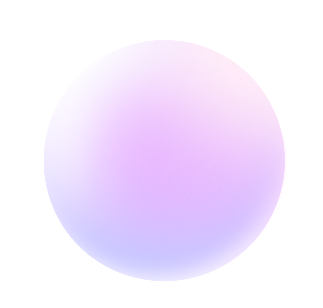Floating bubble graphic element for Alys app design